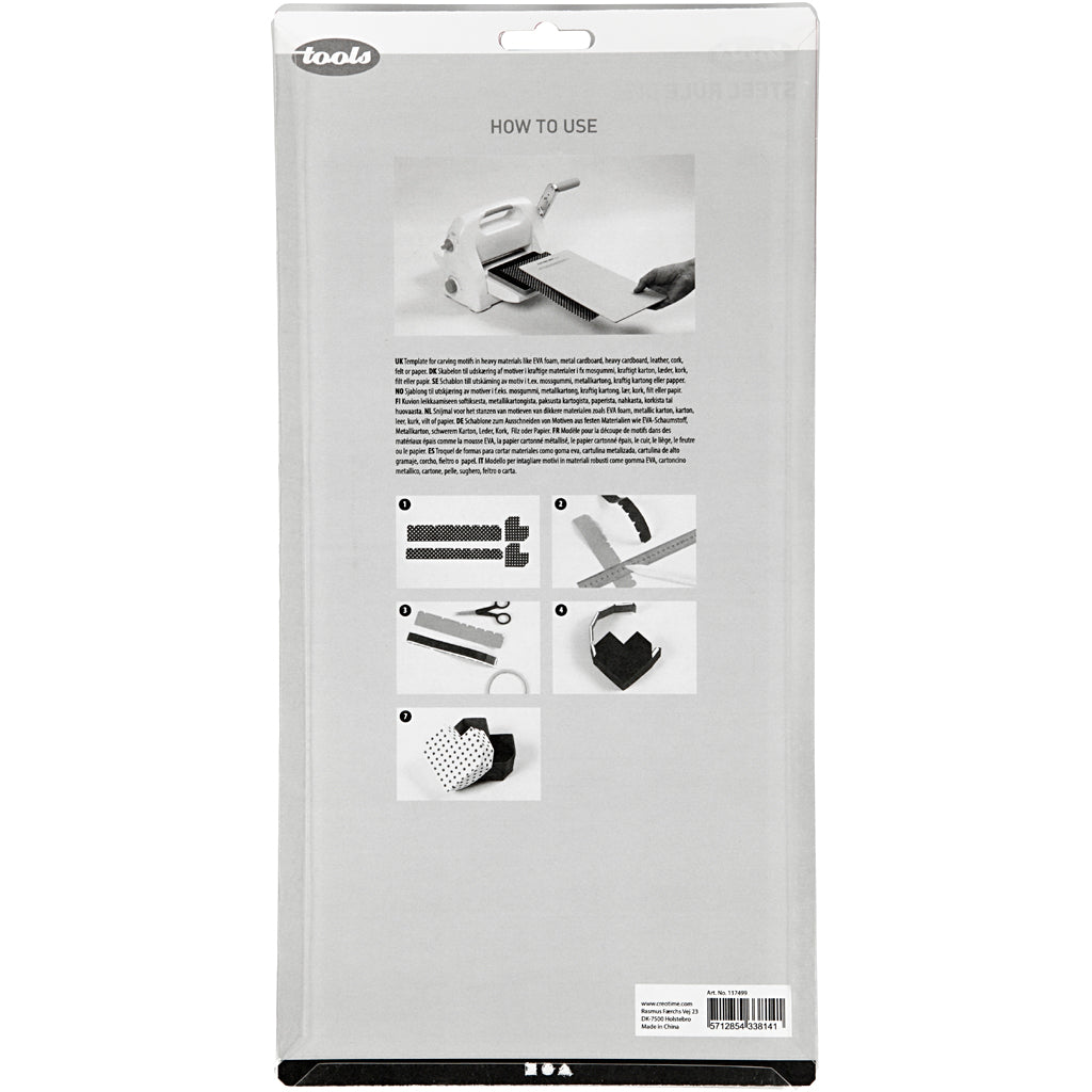 Stanzformen, Herzbox, Größe 15,2x30,37 cm, Dicke 15 mm, 1 Stk [HOB-117499]