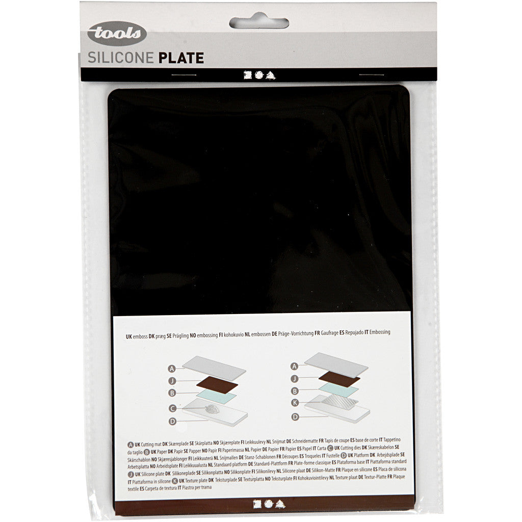 Lastra in silicone, misura 15,3x21,6 cm, spess. 2 mm, 1 pz [HOB-11762]