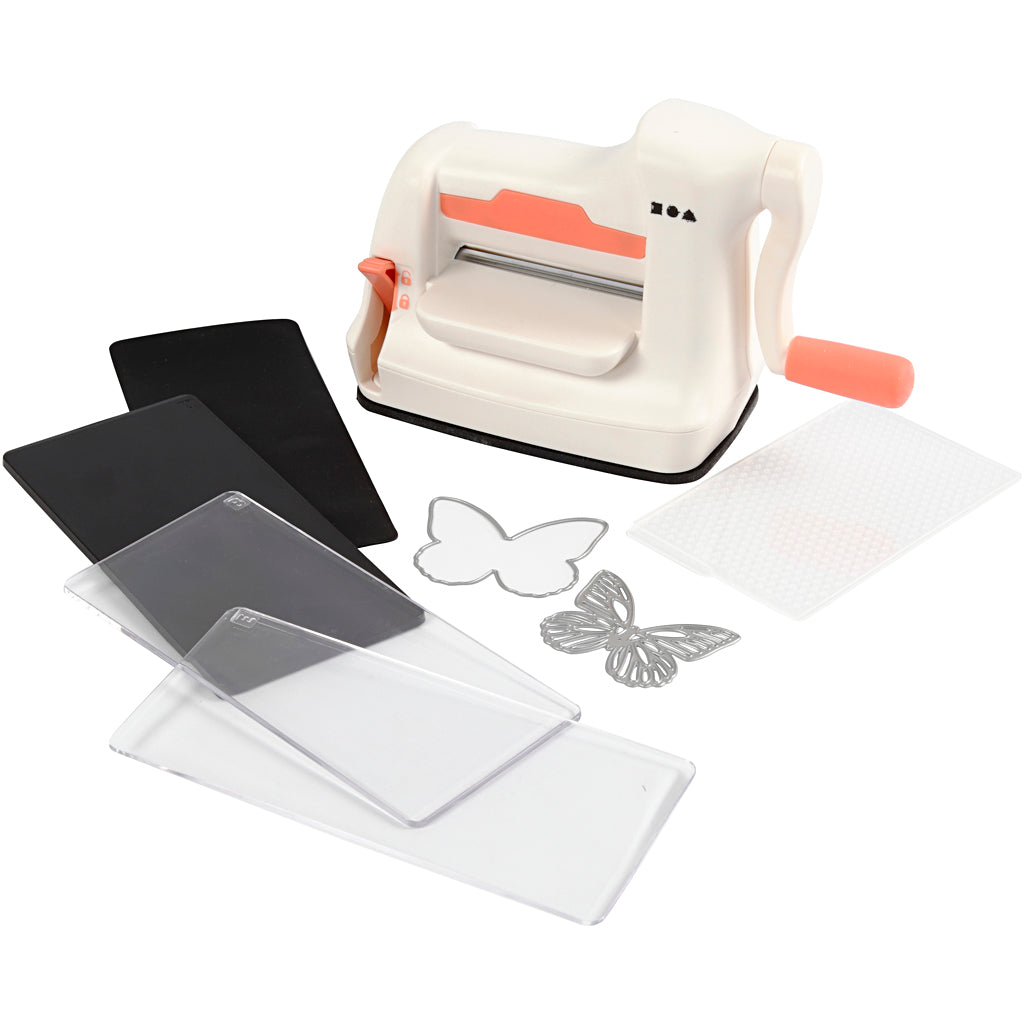 Starter Kit - macchina per fustelle ed embossing, A7, foglio 74x105 mm, 1 set [HOB-11799]