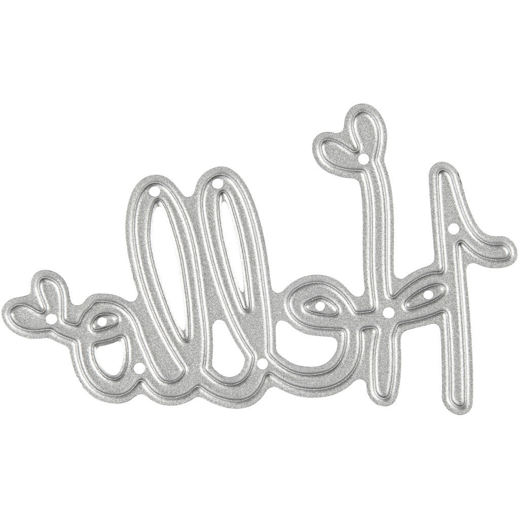 Fustella, Hello, misura 59x36 mm, 1 pz [HOB-118004]