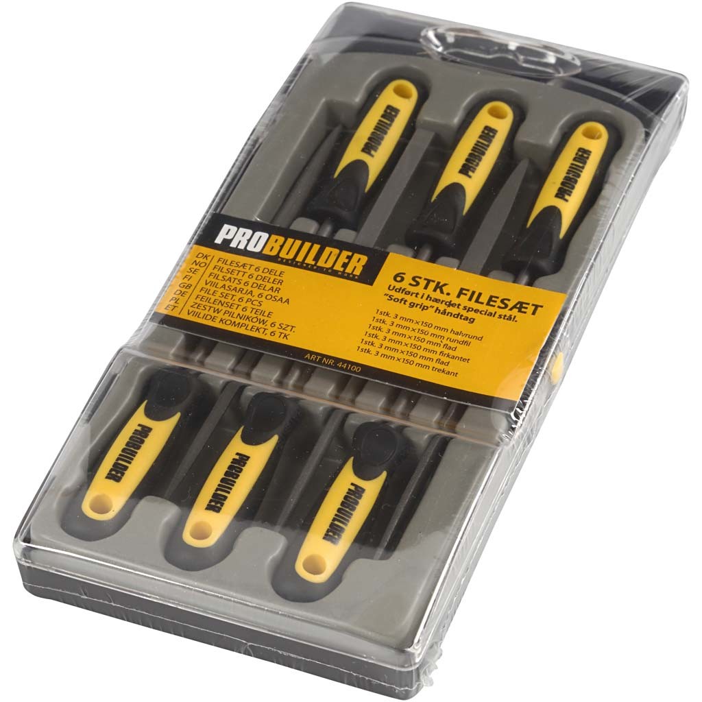 Set de limes, 6 pièces/ 1 set [HOB-13085]