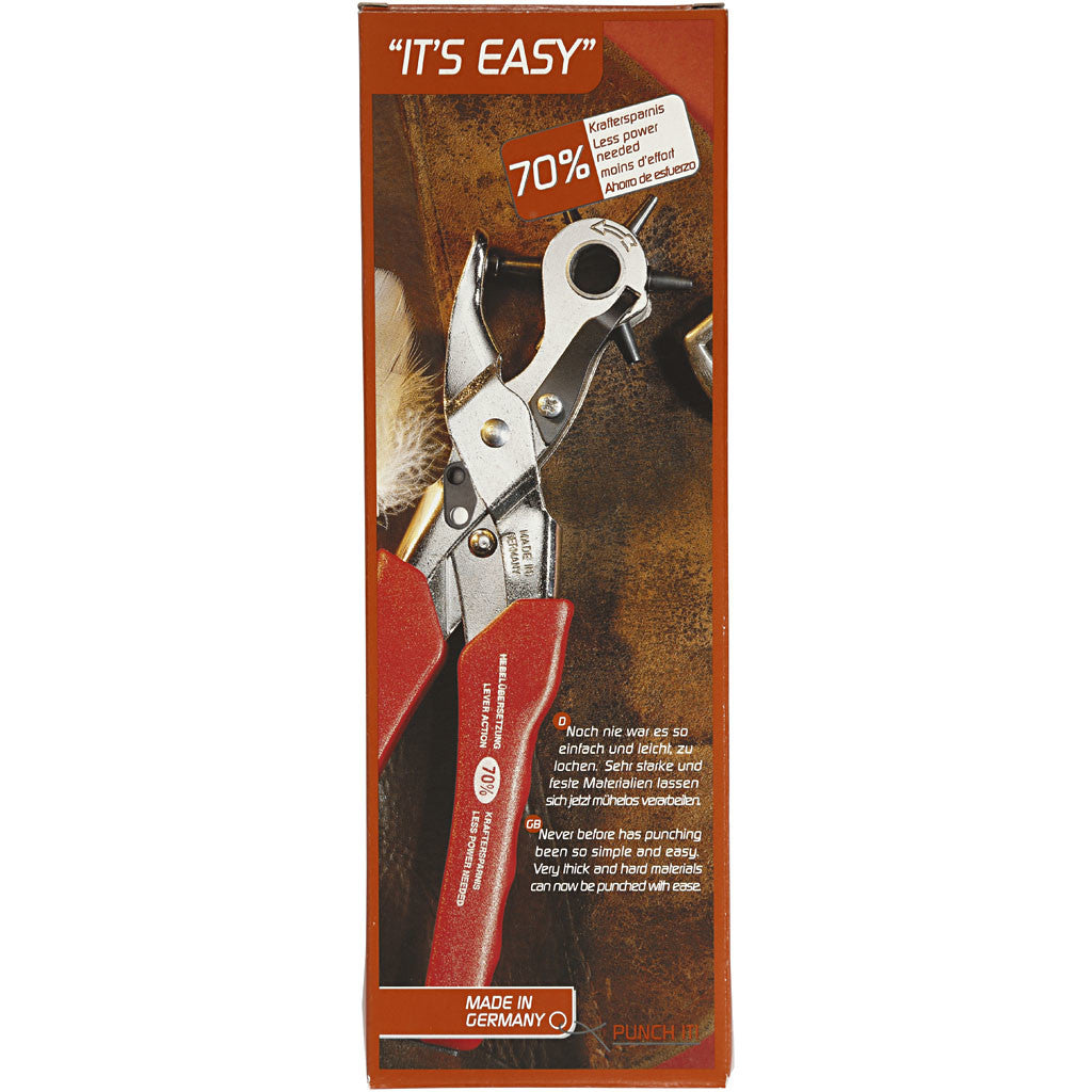 Pinza perforatrice girevole, diam 2-4,5 mm, 1 pz [HOB-13146]