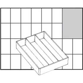 Boîte de rangement, dim. A73 Low, H : 24 mm, dim. 109x79 mm, 1 pièce [HOB-13348]