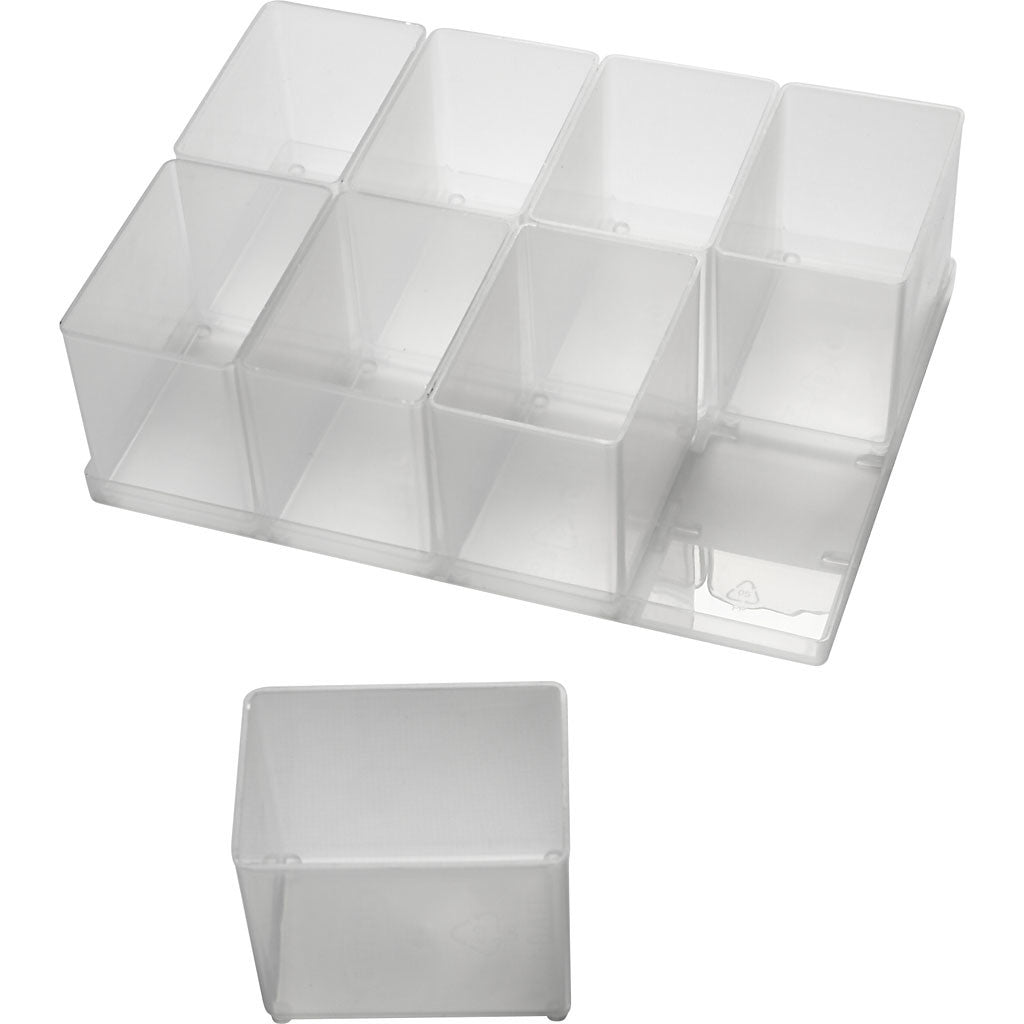 Scatola inserto, dim. BA8-1, H: 80 mm, misura 79x55 mm, 8 pz/ 1 conf. [HOB-13415]