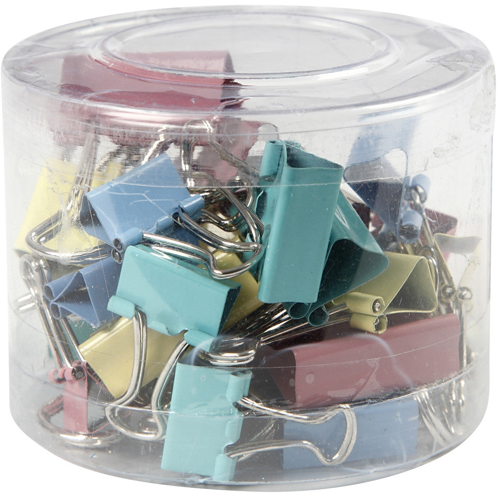 Molle fermacarte, L: 15-19-25 mm, colori pastello, 30 asst./ 1 conf. [HOB-14202]