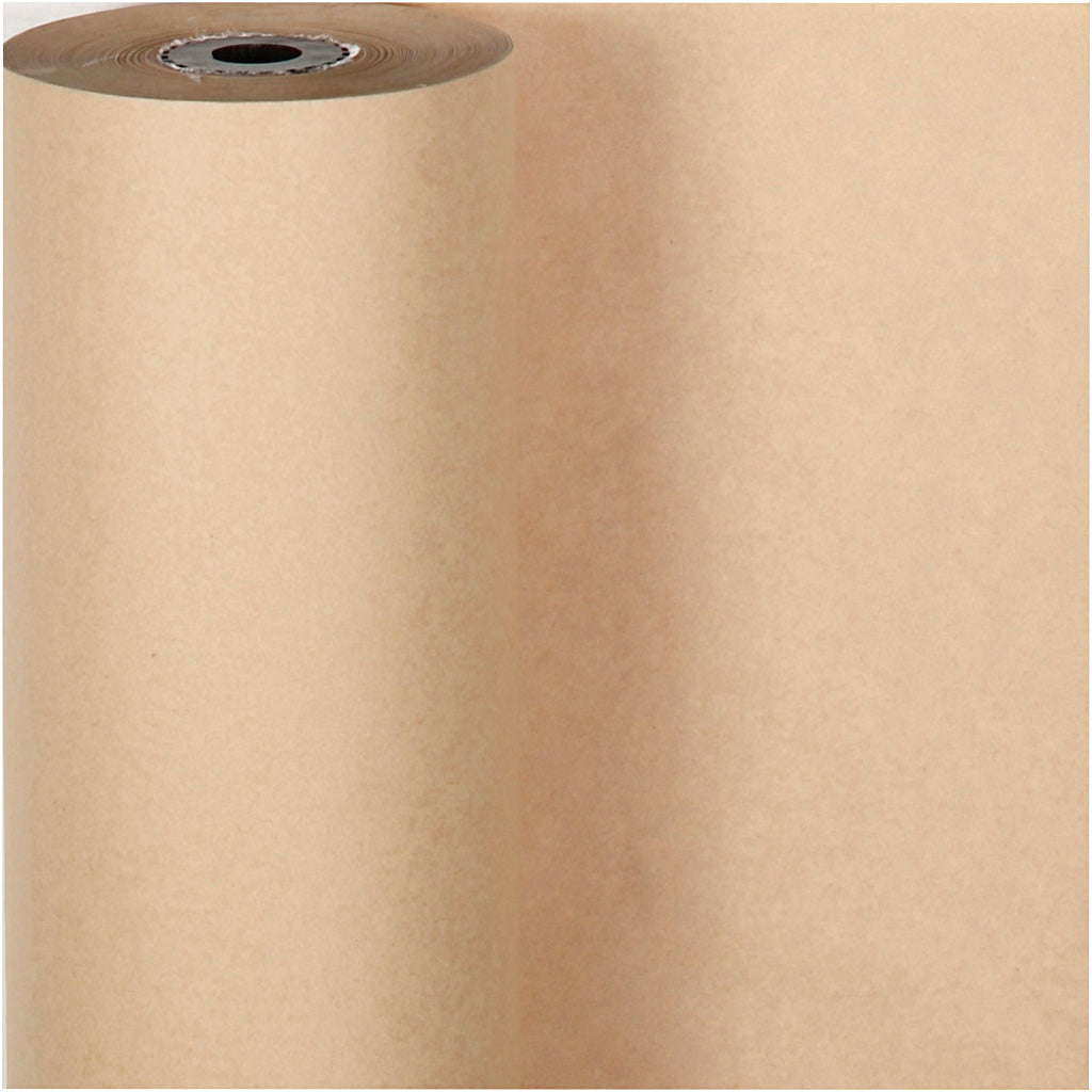 Carta regalo, L: 50 cm, 60 g, beige, 100 m/ 1 rot. [HOB-19037]