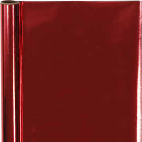 Papier cadeau, L : 50 cm, 65 gr, rouge, 4 m/ 1 rouleau [HOB-199880]