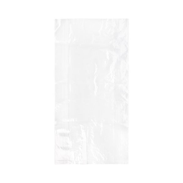 Sacchetto di plastica trasparente 25.4x10.2x50.8cm con soffietto (200 pezzi) [1GE10420]