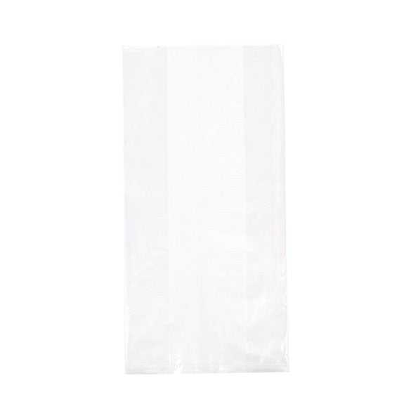 Sacchetto di plastica trasparente 10.2x5x20.3cm con soffietto (100 pezzi) [1GE428]