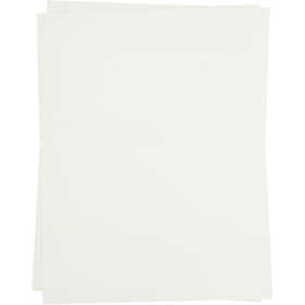 Foglio di trasferimento, foglio 21,5x28 cm, per stoffe chiare e scure, bianco, 3 fgl./ 1 conf. [HOB-207010]