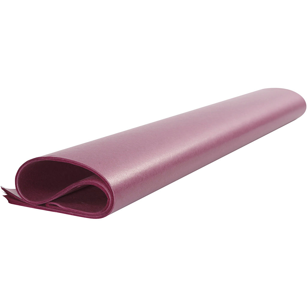 Tissue Paper, sheet 50x70 cm,  14 g, burgundy, 25sheets [HOB20865]