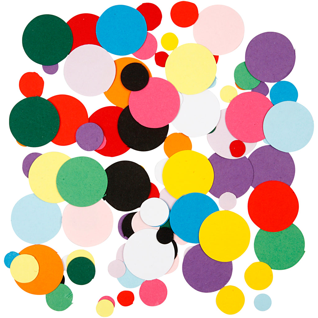 Card Mosaics, round, dia. 10+15+20 mm, 180 g