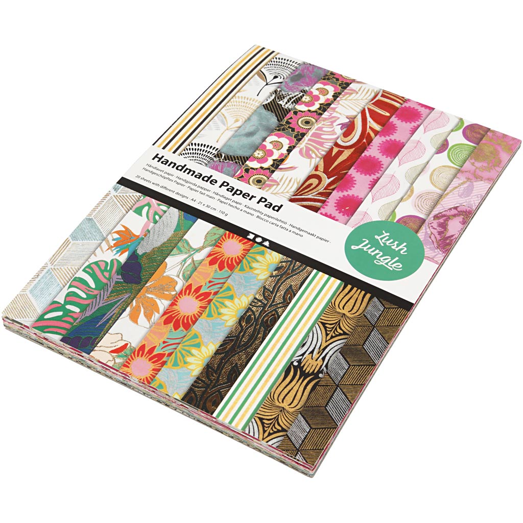 Handmade Paper Pad, A4, sheet 210x297 mm, 110-150 g, 20 sheet
