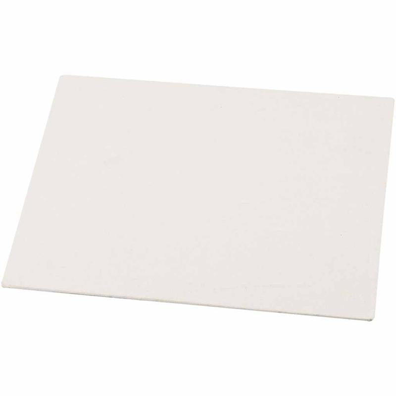Canvas Panel, A2, size 42x60 cm, thickness 3 mm, 280 g, white, 10 pc