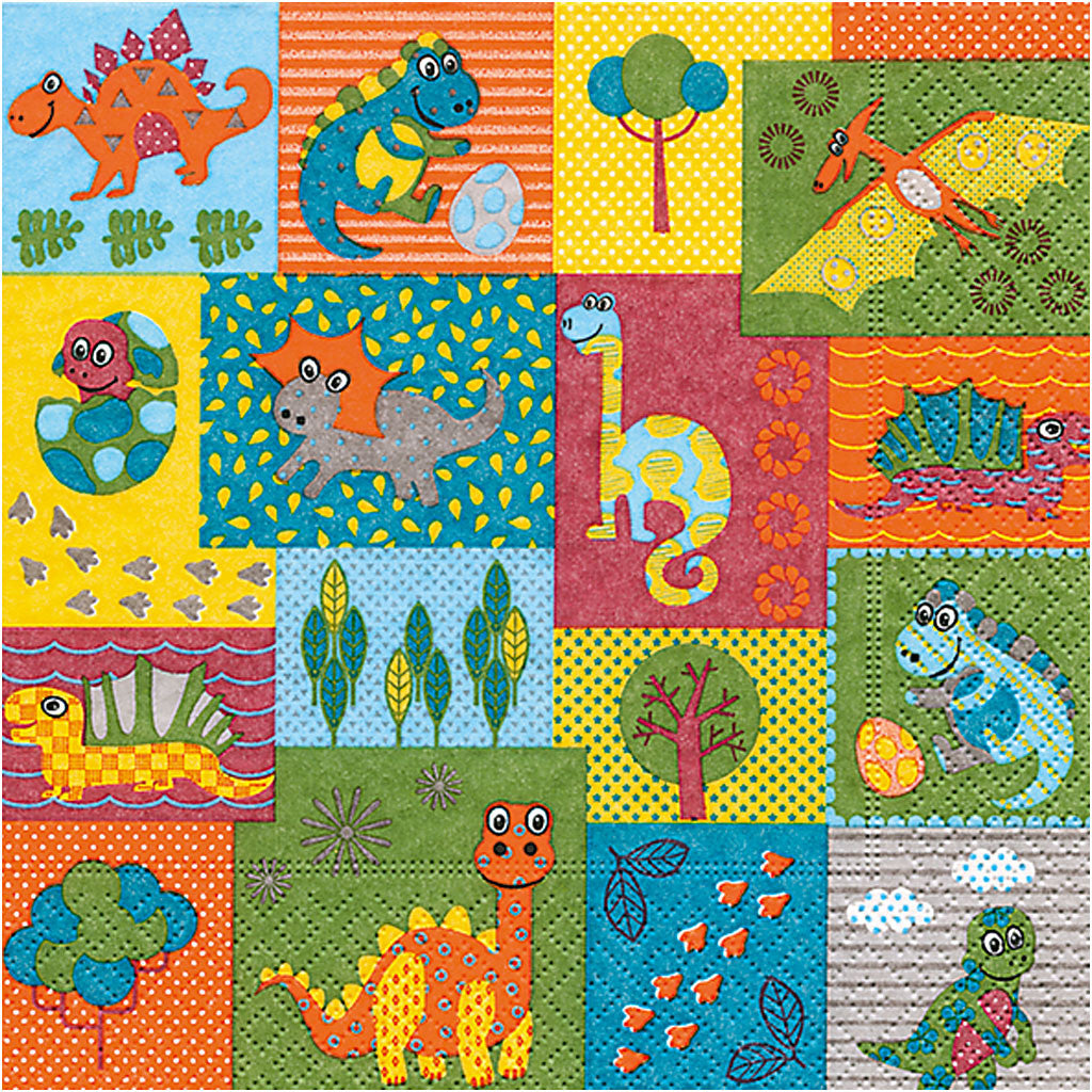 Napkins, Baby animals, size 33x33 cm, 20 pc