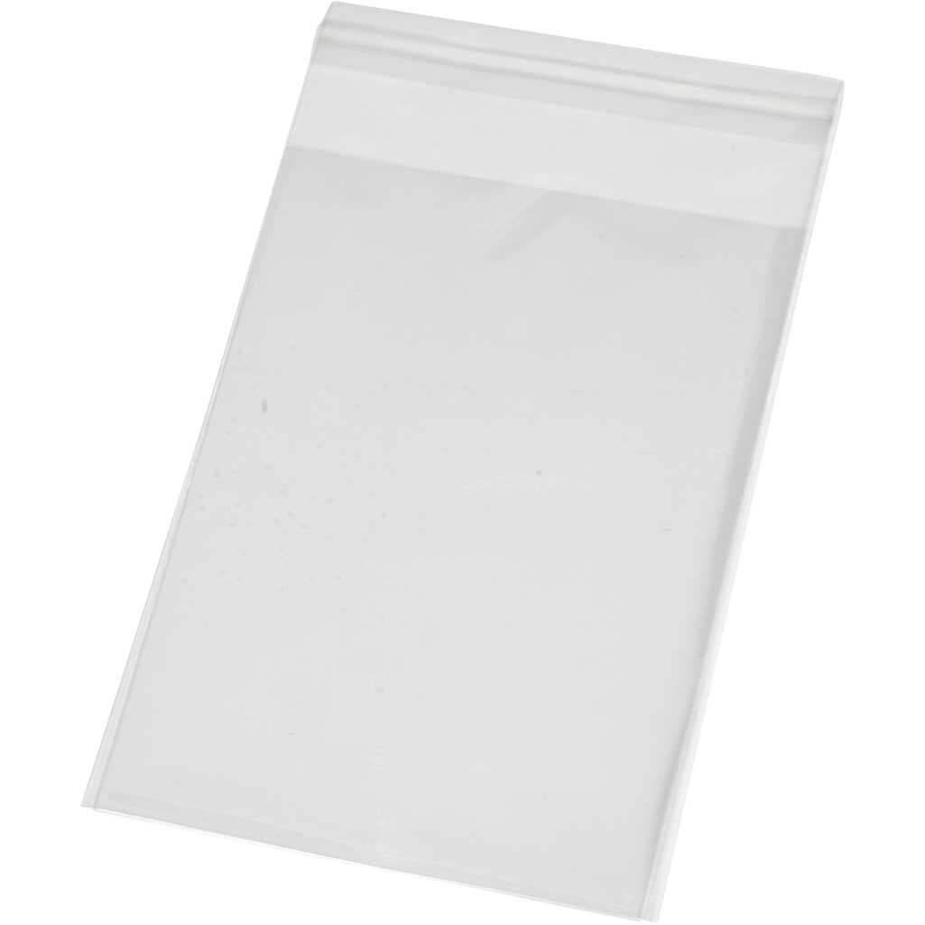 Cellophane Bag, H: 12,9 cm, W: 9,7 cm, thickness 25 my, 20 pc