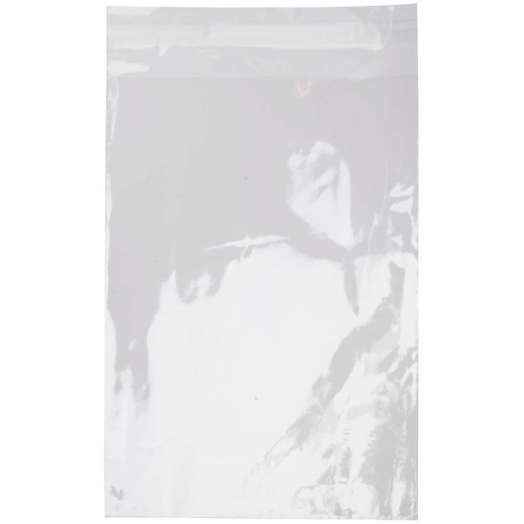 Sachet cellophane, l: 12,3 cm, h: 17,3 cm, 200pièces, 25 microns [HOB23999]