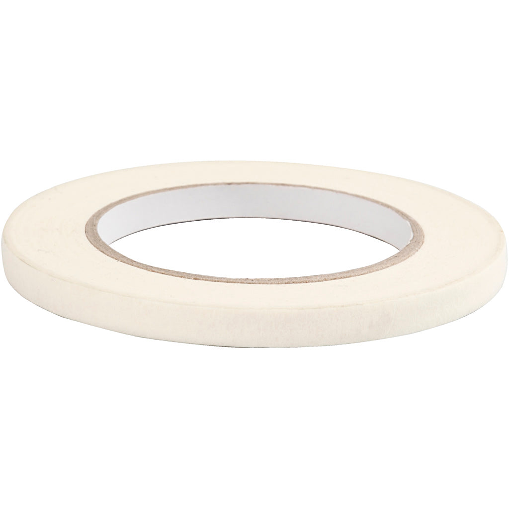 Masking Tape, W: 9 mm, 50 m/ 1 roll
