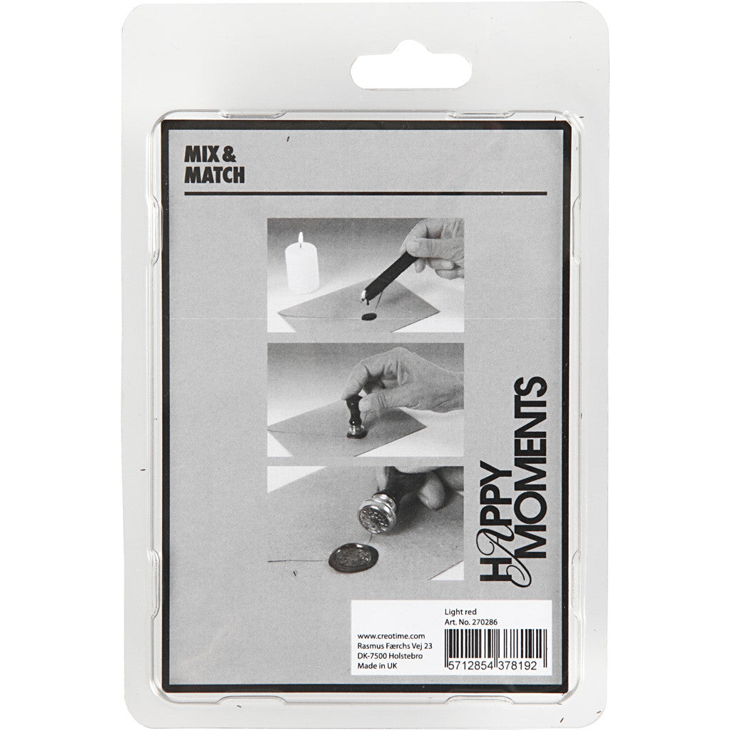 Kit à cacheter, d 17 mm, rose clair, 1 set [HOB-270286]