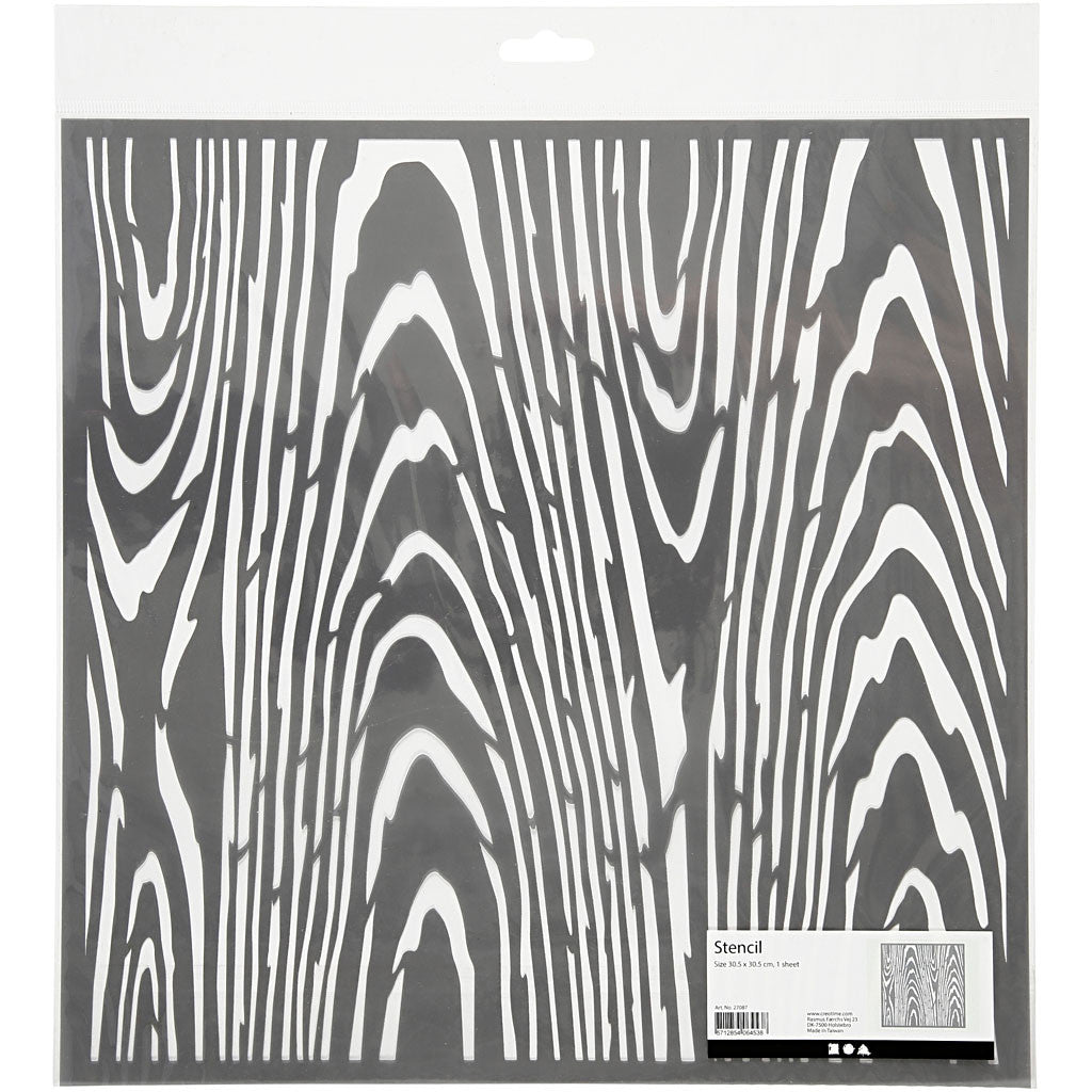 Stencil, albero, misura 30,5x30,5 cm, spess. 0,31 mm, 1 fgl. [HOB-27087]