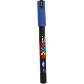 Pennarello Posca, dim. PC-1MR, ampiezza tratto 0,7 mm, extra-fine, blu, 1 pz [HOB-272041]