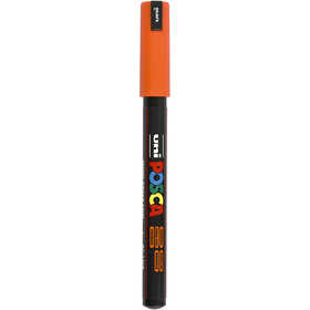 Posca Marker , Nr. PC-1MR, Strichstärke 0,7 mm, extrafein, Orange, 1 Stk [HOB-272054]