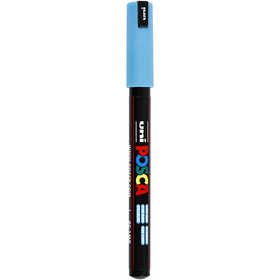 Posca Marker , Nr. PC-1MR, Strichstärke 0,7 mm, extrafein, Hellblau, 1 Stk [HOB-272057]