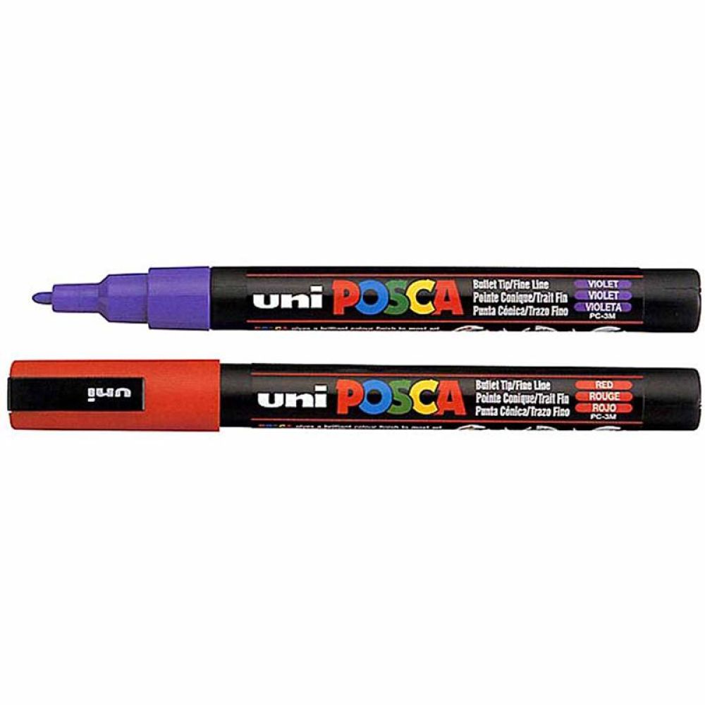 Feutre Posca, dim. PC-3M, trait 0,9-1,3 mm, fin, violet, 1 pièce [HOB-274055]