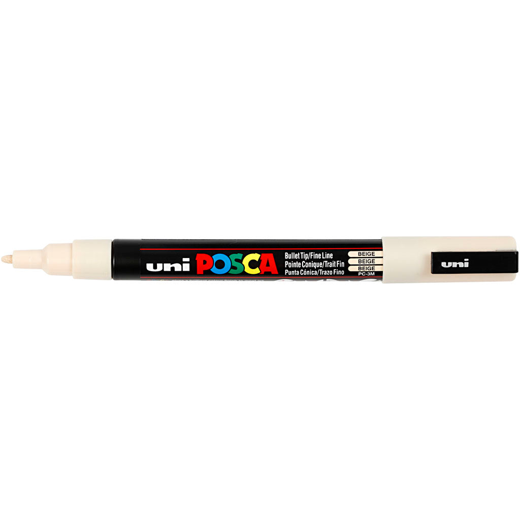 Posca Marker , Nr. PC-3M, Strichstärke 0,9-1,3 mm, fein, Beige, 1 Stk [HOB-274088]