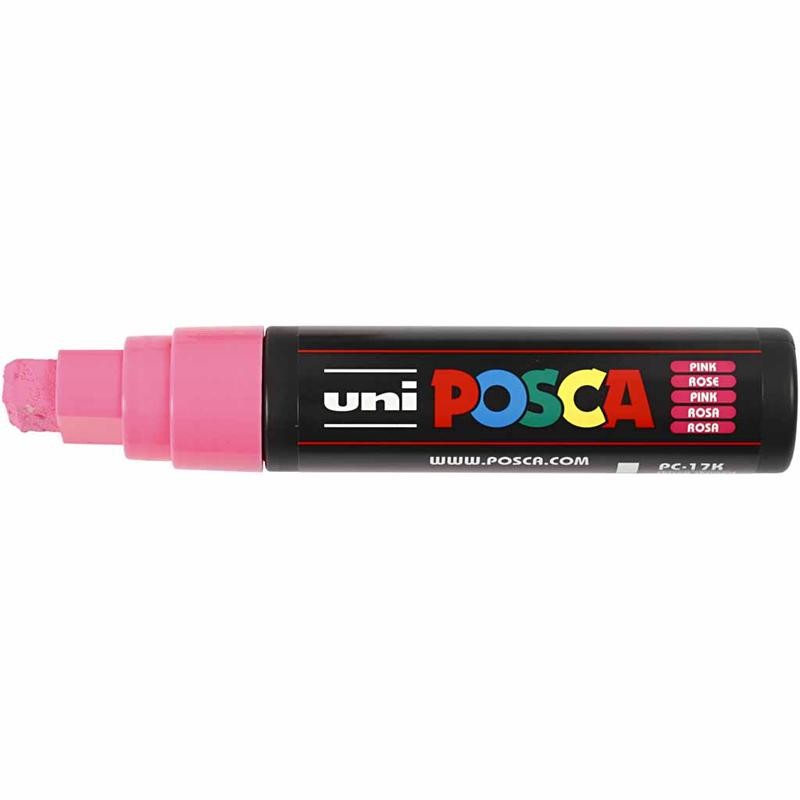 Pennarello Posca, dim. PC-17K, ampiezza tratto 15 mm, extra broad, rosa, 1 pz [HOB-279056]