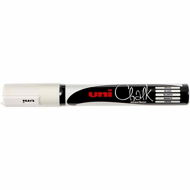 Chalk Pen, ampiezza tratto 1,8-2,5 mm, bianco, 1 pz [HOB-279901]