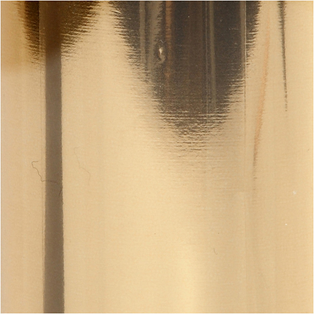 Pellicola decorativa, L: 15,5 cm, spess. 0,02 mm, oro, 50 cm/ 1 rot. [HOB-283561]