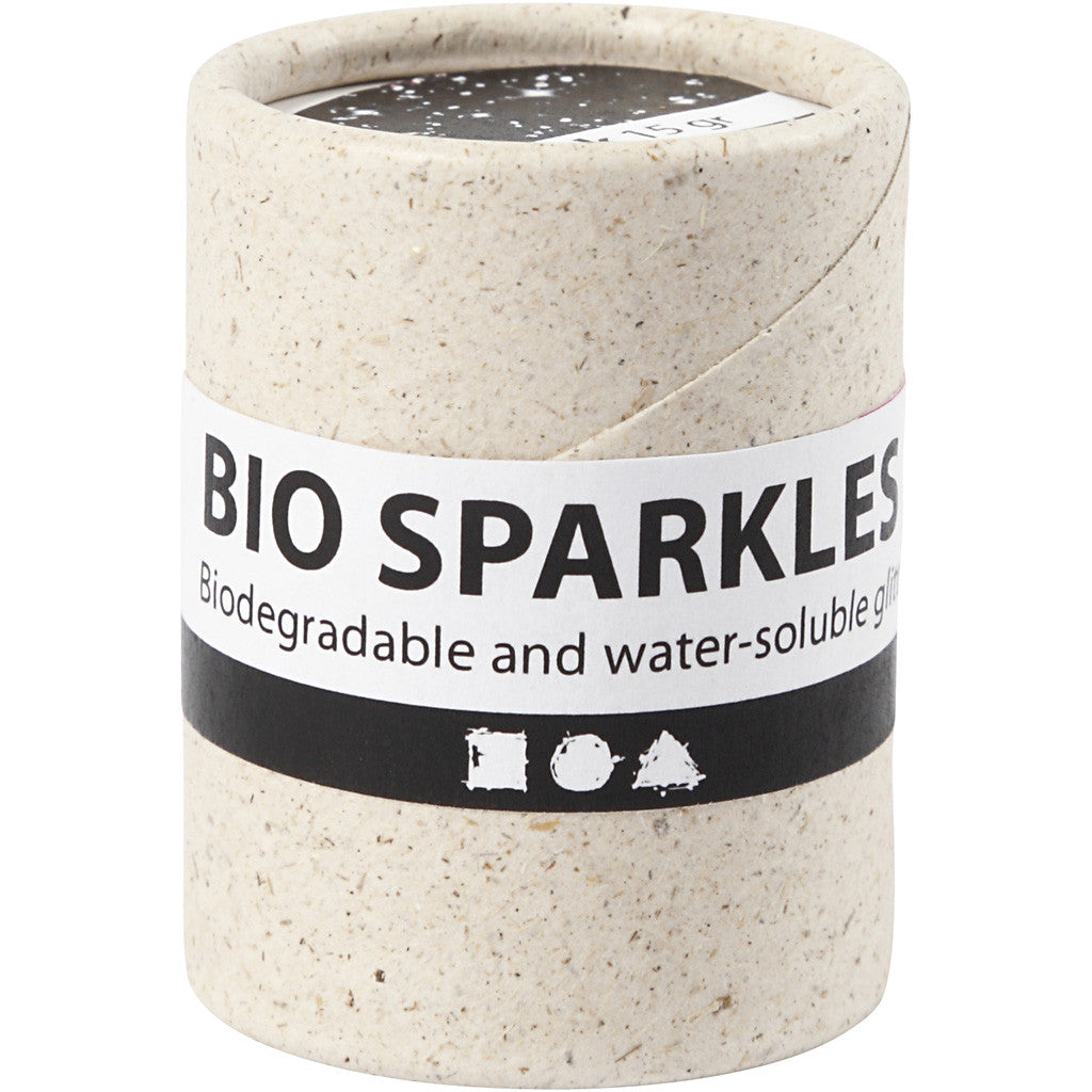 Bio Sparkles, D 0,4 mm, Schwarz, 10 g/ 1 Dose [HOB-284362]