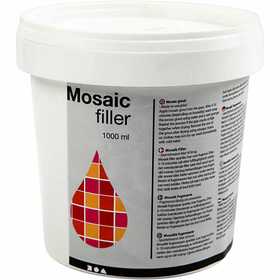 Stucco per Mosaico, bianco, 1000 ml/ 1 secch. [HOB-28455]