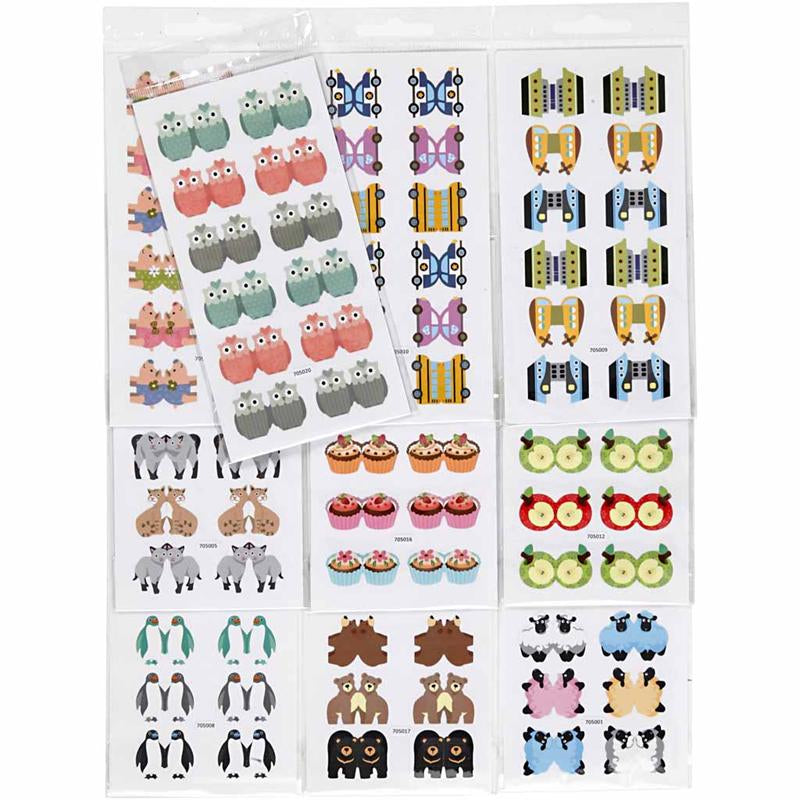 Index Stickers, sheet 7,5x15 cm, 10 pack