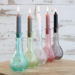 Blumenvasen Paris Ø7.5cm | H: 16cm Transparent (12 Stück) [IFS-29720]