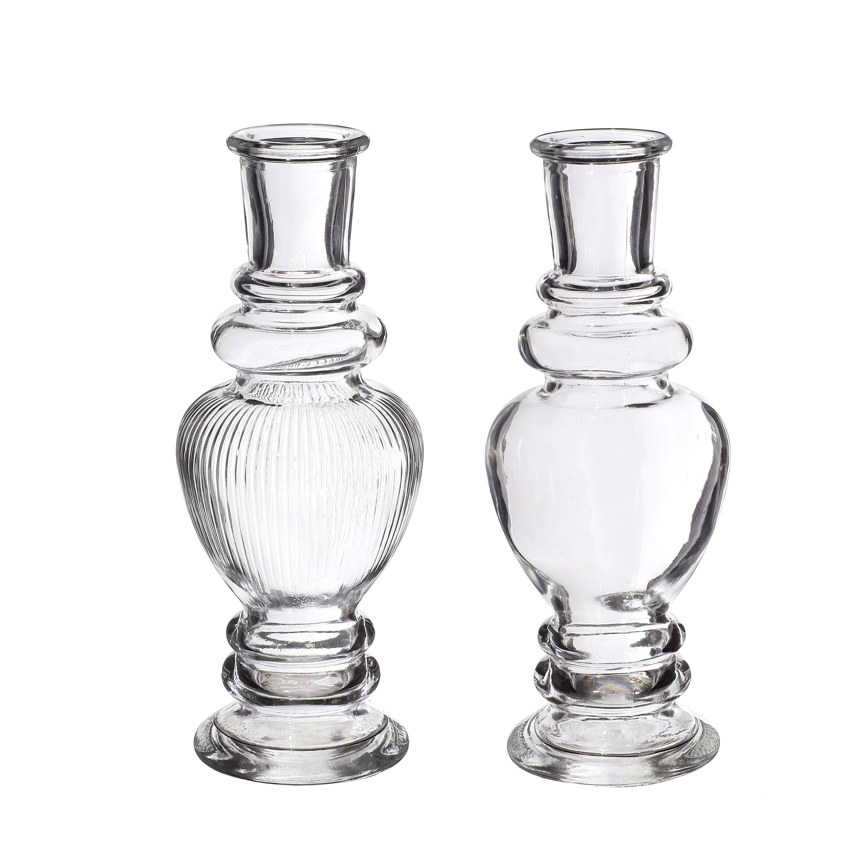 Vase Venice Transparent H: 15,5 x Ø5,7 cm (12 Pcs)