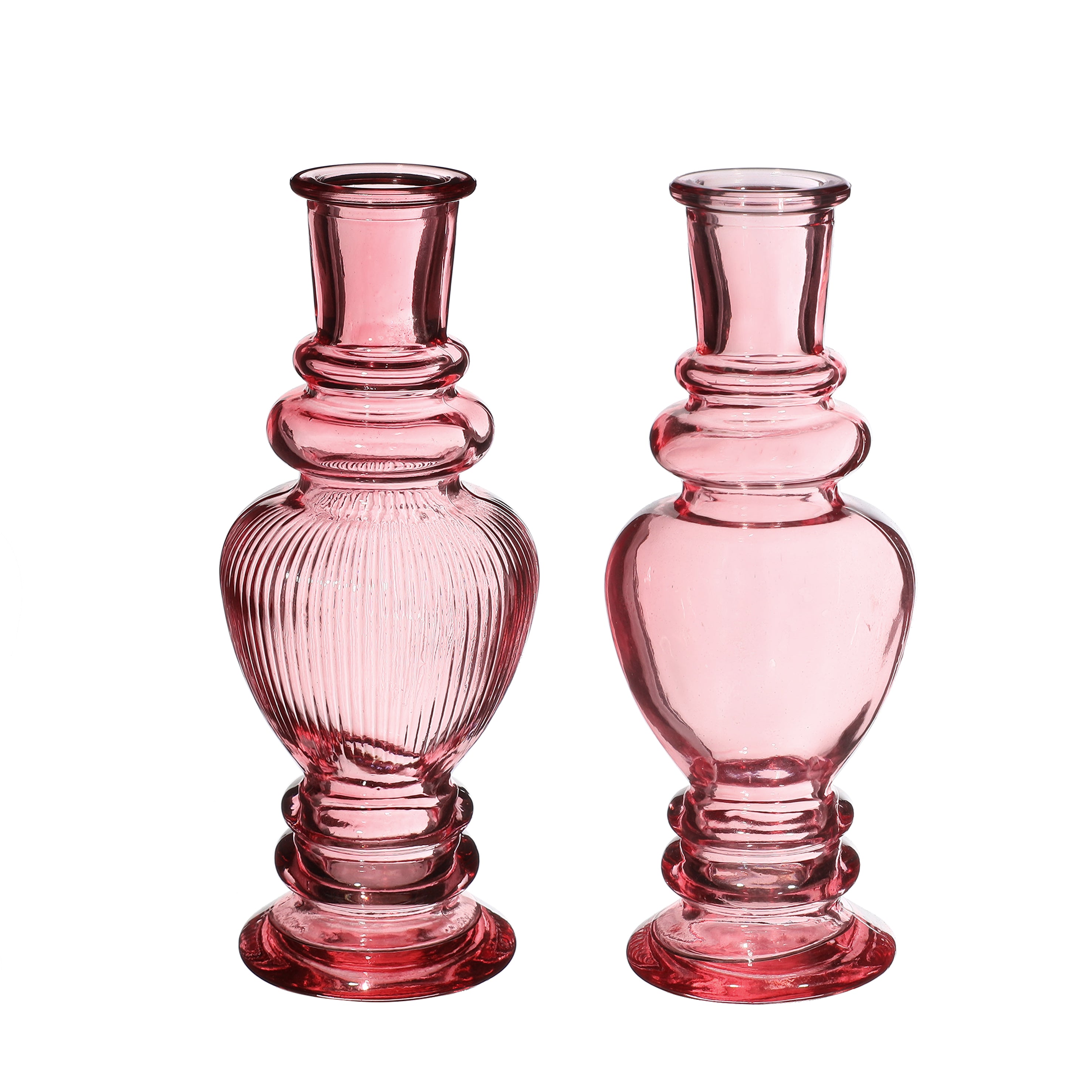 Vase Venice Pink H: 15,5 x Ø5,7 cm (12 Pcs)