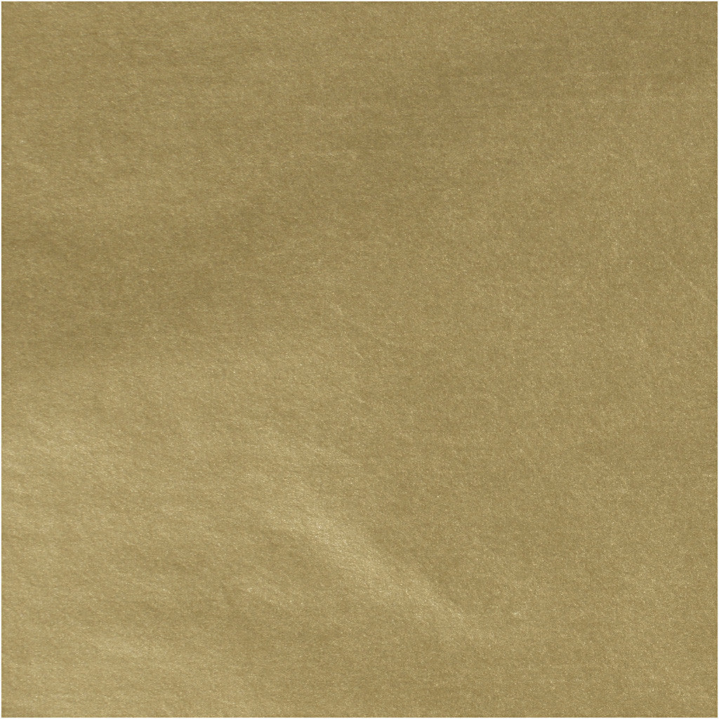 Seidenpapier, Blatt 50x70 cm, 17 g, Gold, 6 Bl./ 1 Pck [HOB-200891]
