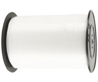 Kräuselband, B 10 mm, Glänzend, Weiß, 250 m/ 1 Rolle [HOB-20202]
