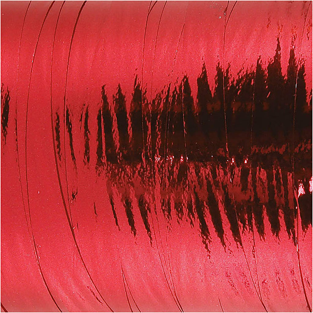 Nastro arricciabile, L: 10 mm, brillante, rosso metallico, 250 m/ 1 rot. [HOB-20223]