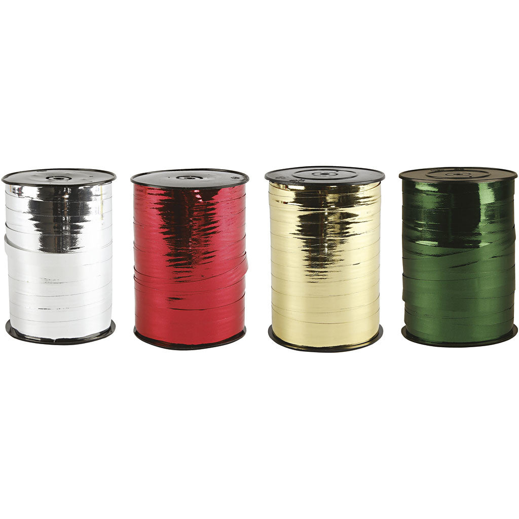 Nastro arricciabile, L: 10 mm, brillante, 4x250 m/ 1 conf. [HOB-20225]