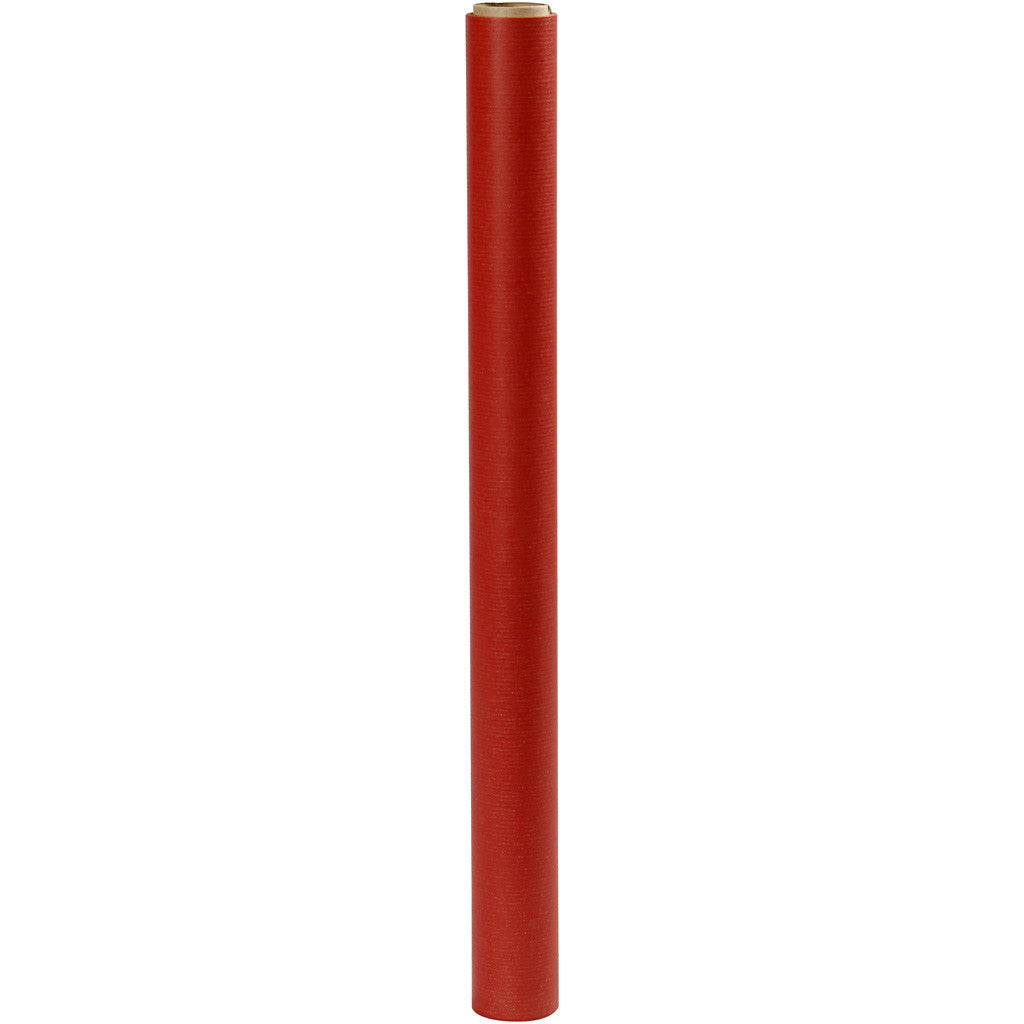 Papier cadeau, L : 50 cm, 60 gr, rouge, 5 m/ 1 rouleau [HOB-20265]
