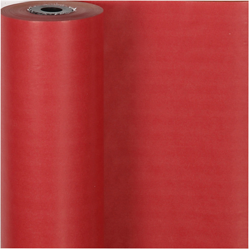 Carta regalo, L: 50 cm, 60 g, rosso, 100 m/ 1 rot. [HOB-20281]