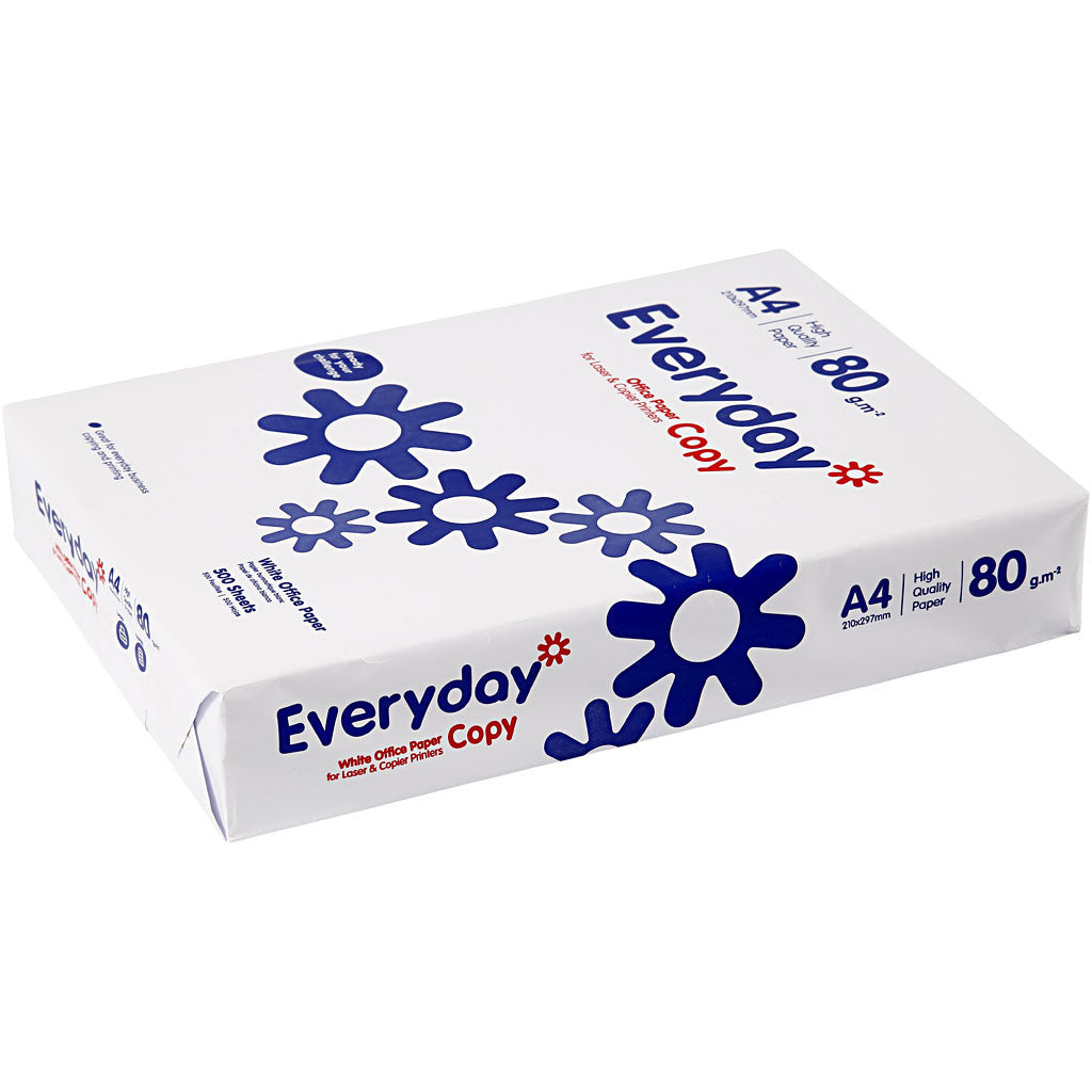 Carta da disegno, A4, 210x297 mm, 80 g, bianco, 500fgl./ 1 conf. [HOB-204200]