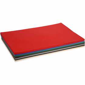 Bastelkarton Weihnachten, A2, Blatt 420x594 mm, 180 g, Sortierte Farben, 300 Bl. sort./ 1 Pck [HOB-21442]