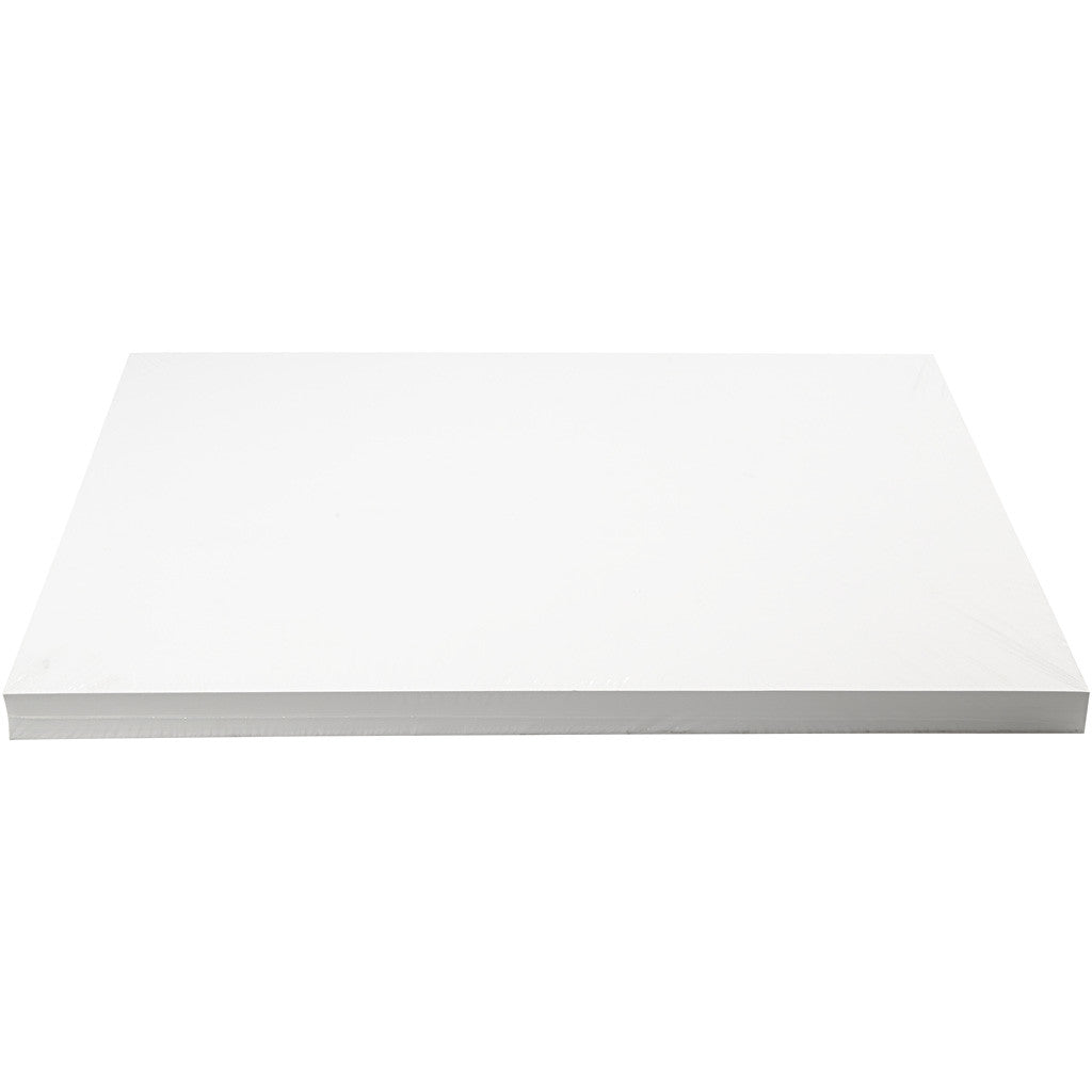Karton, einfärbig, A2, Blatt 420x594 mm, 250 g, Weiß, 100 Bl./ 1 Pck [HOB-21650]