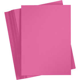 Karton, farbig, A4, Blatt 210x297 mm, 180 g, Pink, 100 Bl./ 1 Pck [HOB-217046]