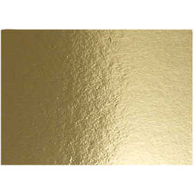 Metallic-Folienkarton, A4, Blatt 210x297 mm, 280 g, Gold, 10 Bl./ 1 Pck [HOB-220760]