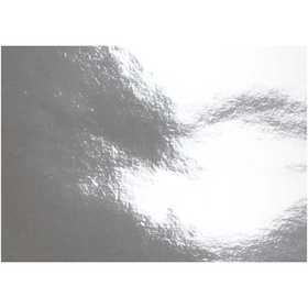 Papier Métallisé, A4, feuille 210x297 mm, 120 gr, argent, 10 flles/ 1 Pq. [HOB-224710]